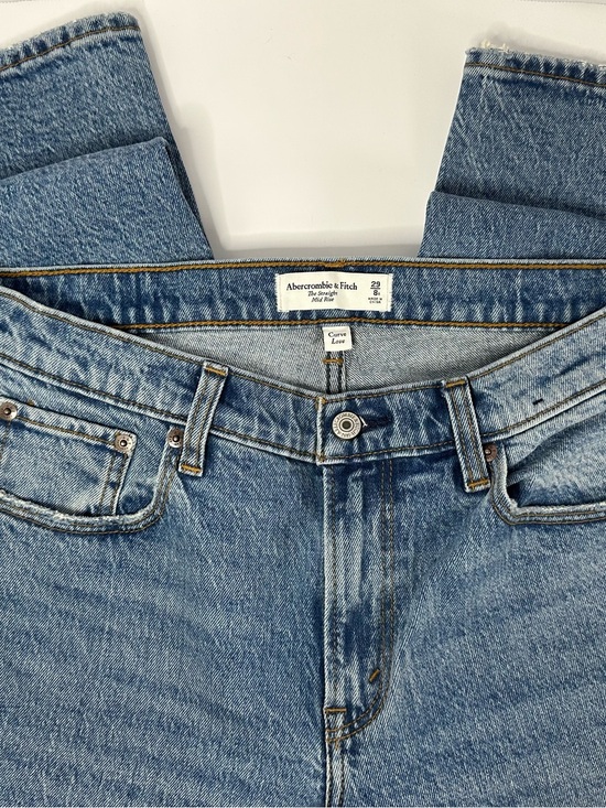 Abercrombie & Fitch Pants - Abercrombie & Fitch Women’s THE STRAIGHT curve love - mid rise Denim Jeans